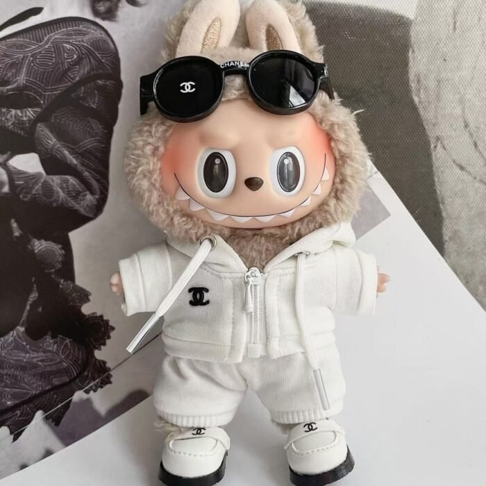 POP MART Labubu Replacing Clothes Set. Labubu Chanel Outfit (No Dolls) - Image 9