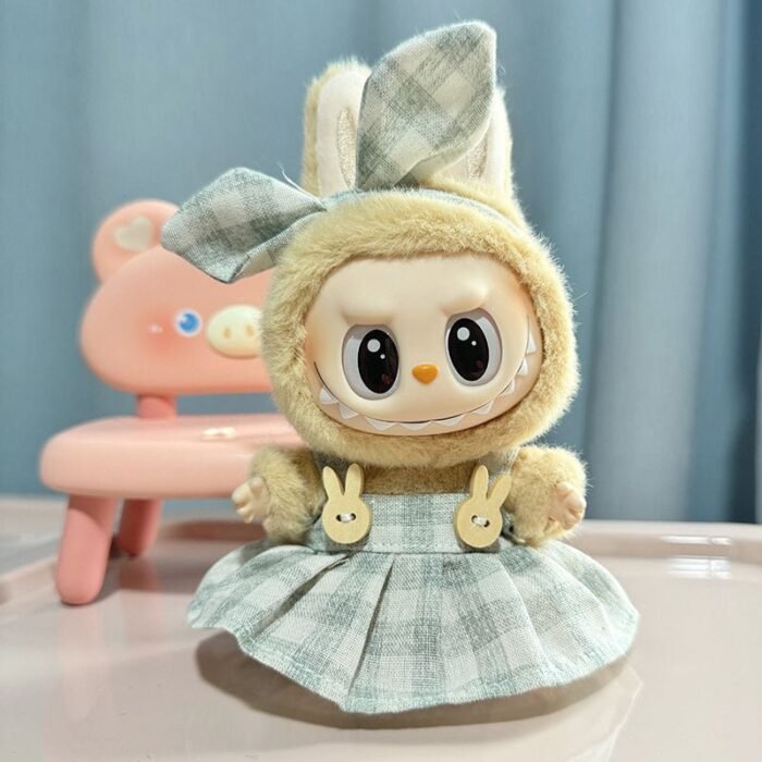 Labubu Clothes Set Outfit - Rabbit Dress (No Dolls) - Image 2