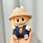 Labubu Clothes Set Outfit - Denim Overalls (No Dolls)