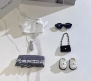 POP MART Labubu Replacing Clothes Set. Labubu Chanel Outfit (No Dolls) - Image 2