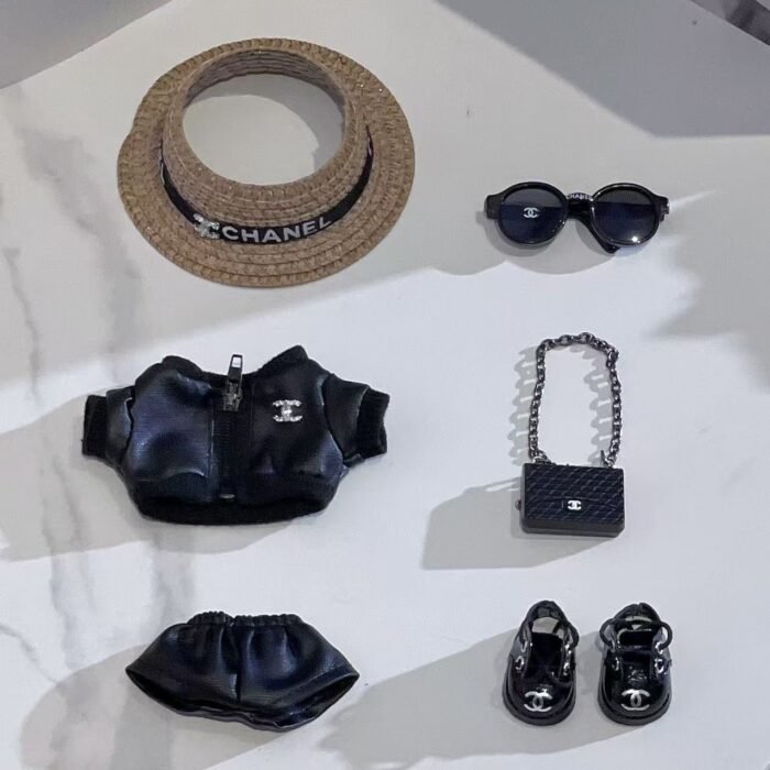 POP MART Labubu Replacing Clothes Set. Labubu Chanel Outfit (No Dolls) - Image 6