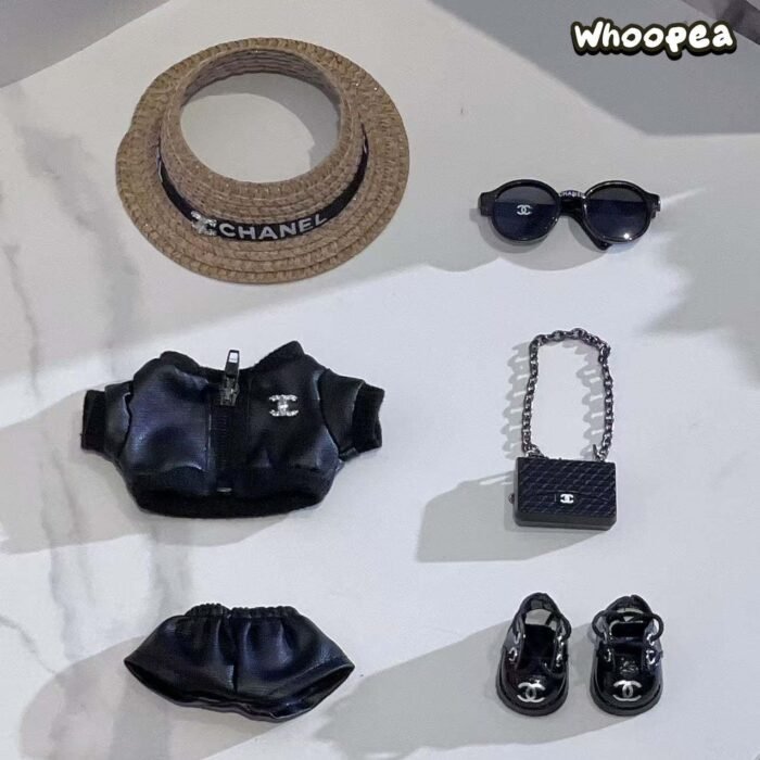 POP MART Labubu Replacing Clothes Set. Labubu Chanel Outfit (No Dolls) - Image 2