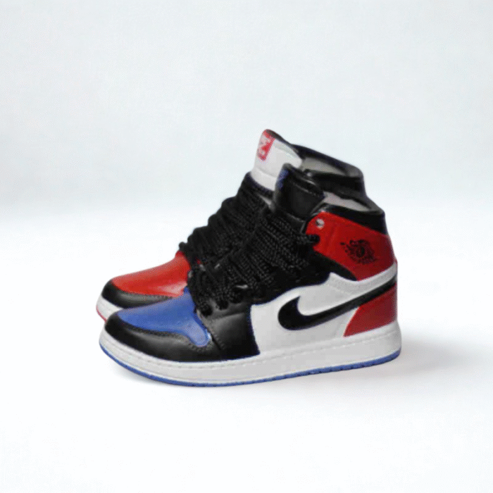 Labubu Jordan 1 Retro High OG Black Toe Inspired Miniature Sneakers - Image 2