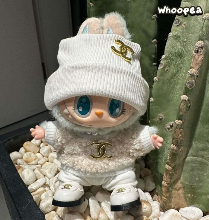 POP MART Labubu Replacing Clothes Set. Labubu Chanel Outfit (No Dolls) - Image 2
