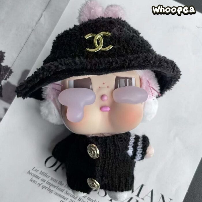 POP MART CRYBABY Replacing Clothes Set. Labubu Chanel Outfit (No Dolls) - Image 4
