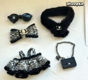 POP MART Labubu Replacing Clothes Set. Labubu Chanel Outfit (No Dolls) - Image 2