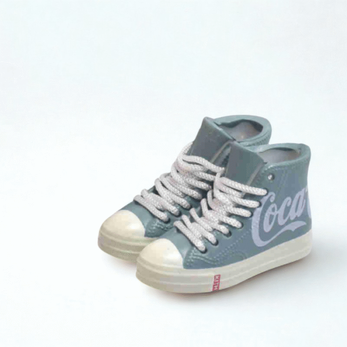 Labubu Converse x Coke Inspired Miniature High Top Miniature Sneakers - Image 2