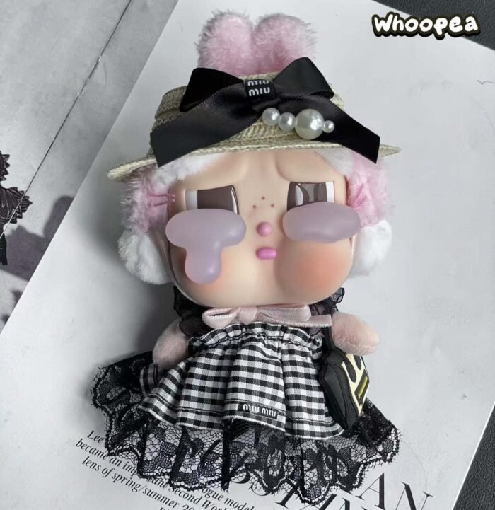 POP MART CRYBABY Replacing Clothes Set. Labubu Chanel Outfit (No Dolls) - Image 8