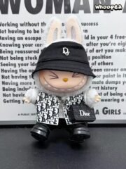 POP MART Labubu Replacing Clothes Set. Labubu Dior Outfit(No Dolls) - Image 3