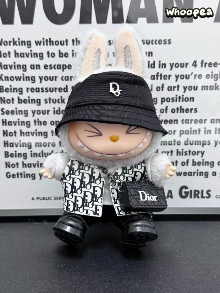 POP MART Labubu Replacing Clothes Set. Labubu Dior Outfit(No Dolls) - Image 3