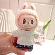 Handmade Labubu outfits- cute plain top + jean  [pre order] - Image 4
