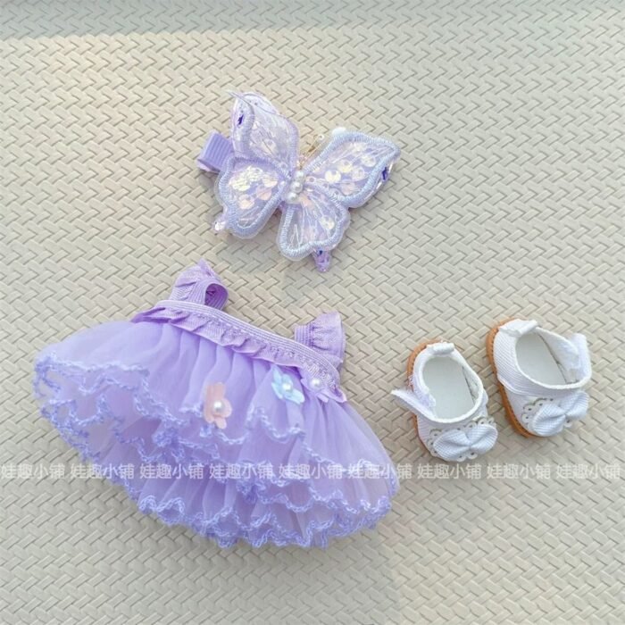 Labubu outfit- Purple Butterfly dress [Pre Order] - Image 6