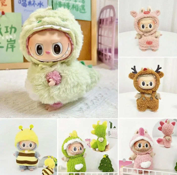 Labubu Clothes Set Outfit - Animals (No Dolls) - Image 1