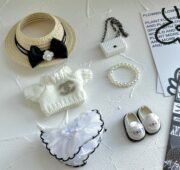 POP MART Labubu Replacing Clothes Set. Labubu Chanel Outfit (No Dolls) - Image 3