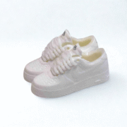 Labubu Miniature Sneakers - Air Force 1 Monochrome Edition