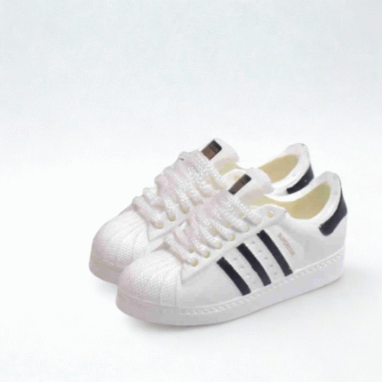Labubu Superstar Inspired Miniature Sneakers - Shell Toe Edition