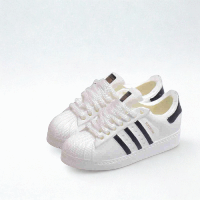 Labubu Superstar Inspired Miniature Sneakers - Shell Toe Edition - Image 1