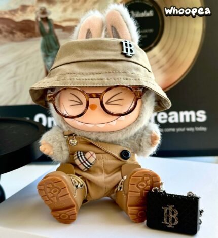 POP MART Labubu Replacing Clothes Set. Labubu Burberry Outfit(No Dolls)