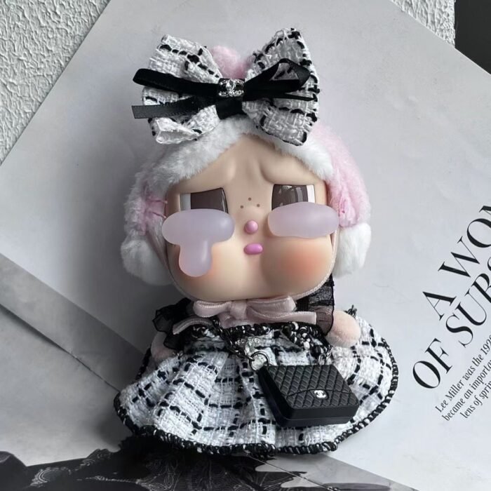 POP MART CRYBABY Replacing Clothes Set. Labubu Chanel Outfit (No Dolls) - Image 18