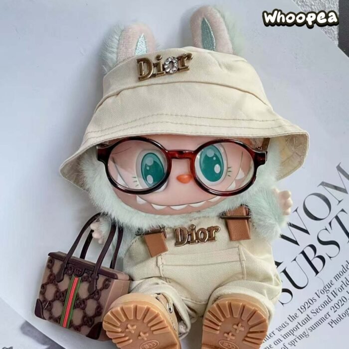POP MART Labubu Replacing Clothes Set. Labubu Dior Outfit(No Dolls) - Image 1