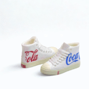 Labubu Converse x Coke Inspired Miniature High Top Miniature Sneakers - Image 3