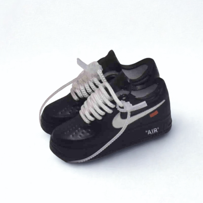 Labubu Air Force 1 Low off white Inspired Miniature Sneakers - Image 2