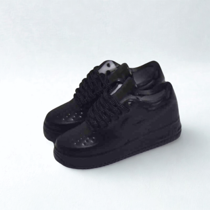 Labubu Miniature Sneakers - Air Force 1 Monochrome Edition - Image 2