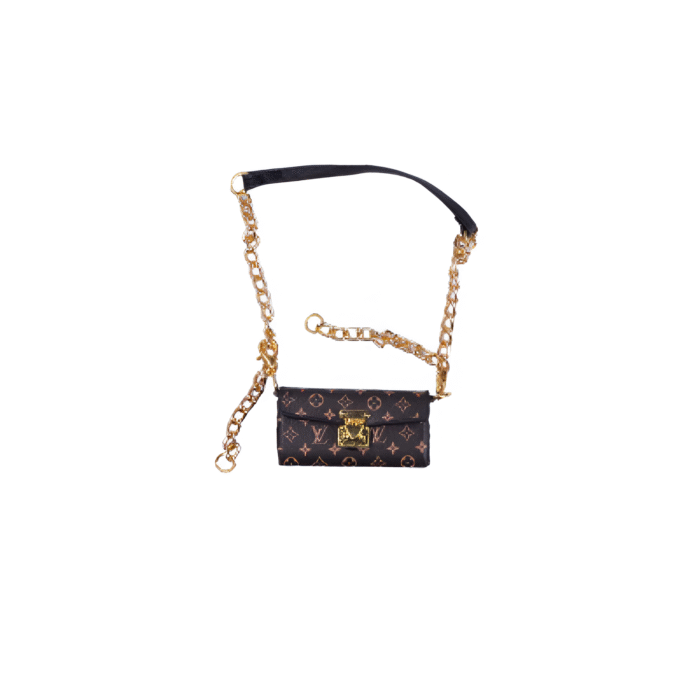 Labubu Miniature Monogram Trunk Clutch - L.V Inspired - Image 2