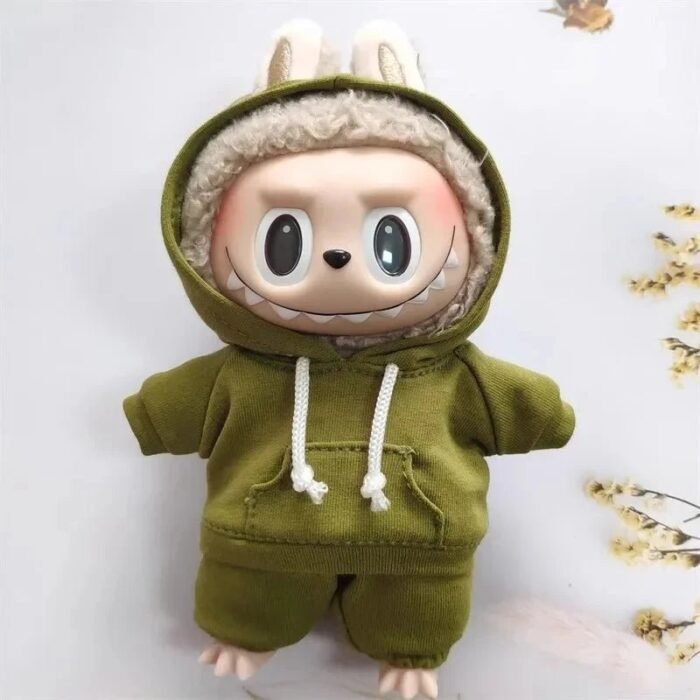 Handmade Cozy Hoodie Joggers Labubu Outfit - Image 6