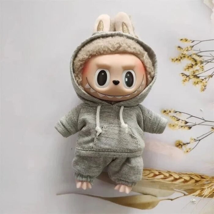 Handmade Cozy Hoodie Joggers Labubu Outfit - Image 4