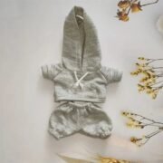 Handmade Cozy Hoodie Joggers Labubu Outfit - Image 8
