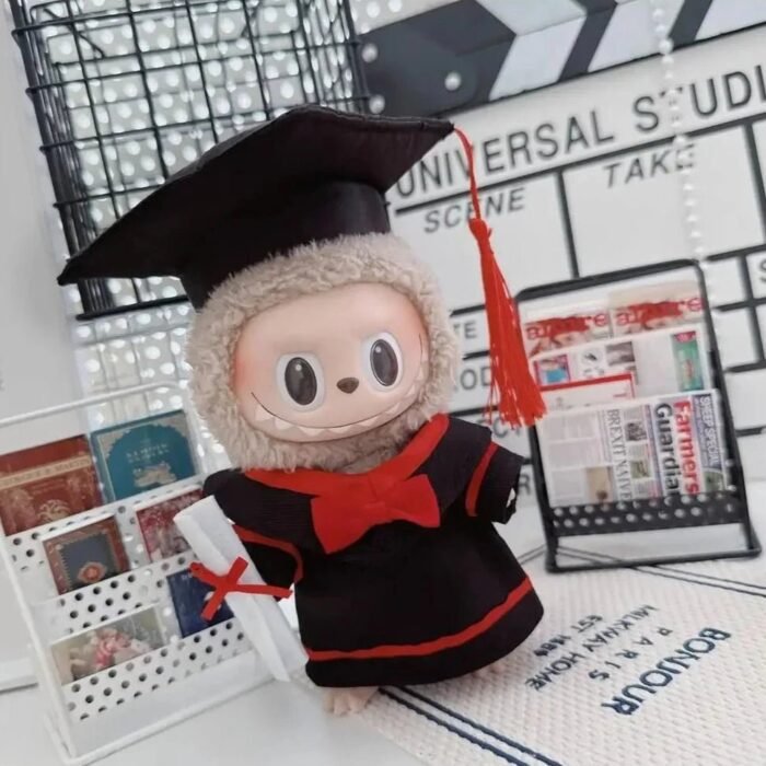 Handmade Graduation Labubu Outfit - Image 1