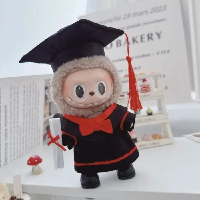 Handmade Graduation Labubu Outfit - Image 4