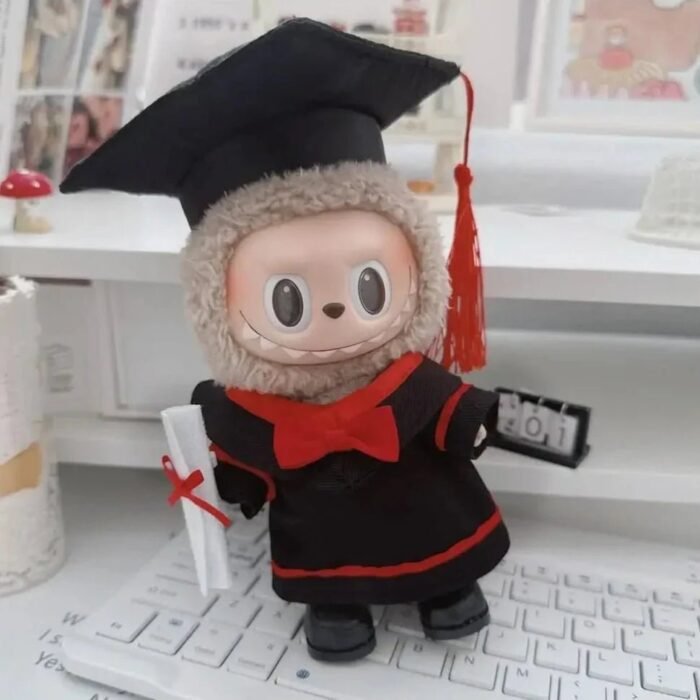 Handmade Graduation Labubu Outfit - Image 3