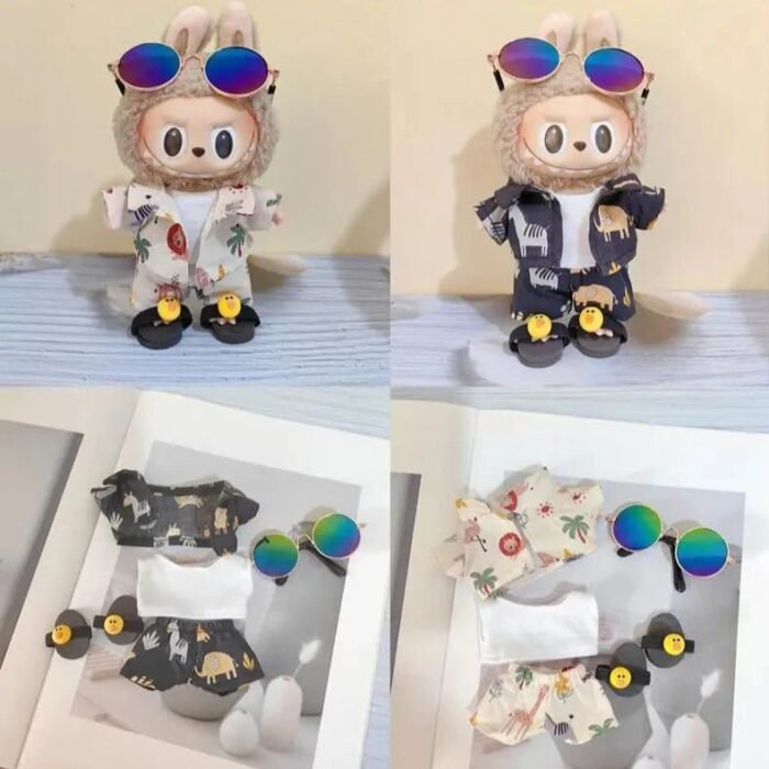 Handmade Hawaii Beach Labubu Outfit - Image 5