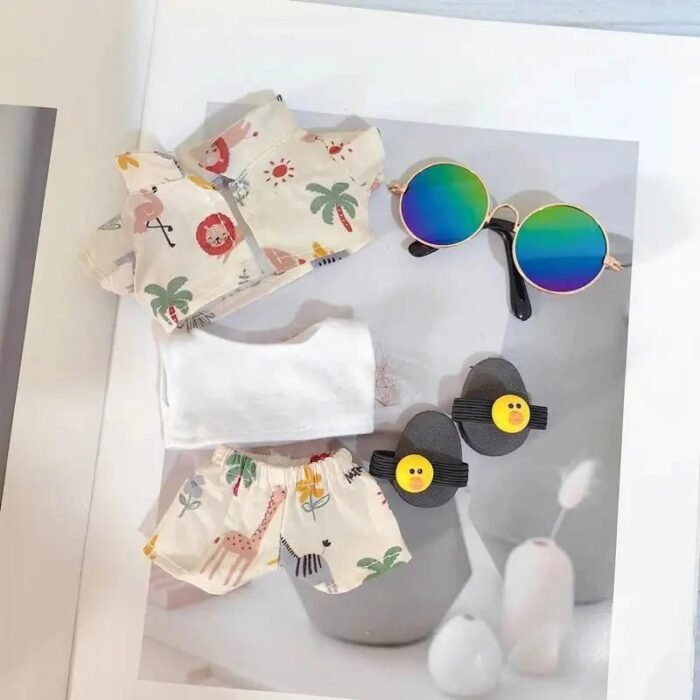 Handmade Hawaii Beach Labubu Outfit - Image 6