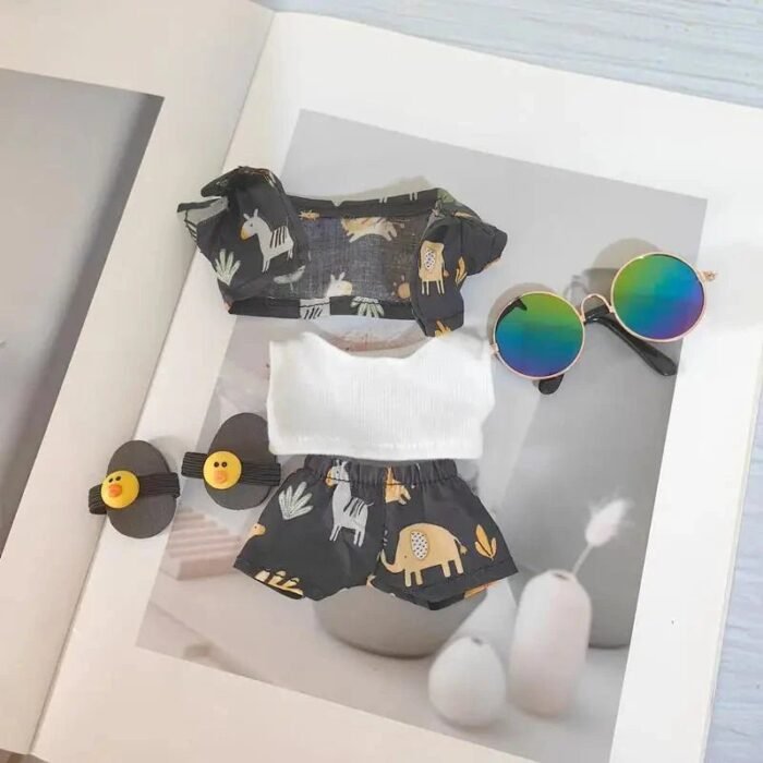 Handmade Hawaii Beach Labubu Outfit - Image 7