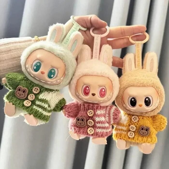 Handmade Labubu Cosy Knitwear Outfits with Accessories - Image 2