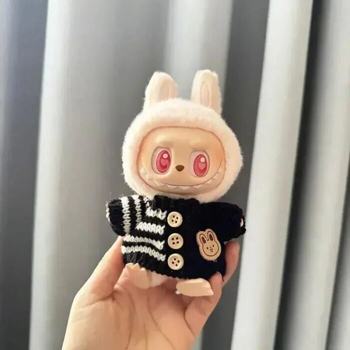 Handmade Labubu Cosy Knitwear Outfits with Accessories - Image 10