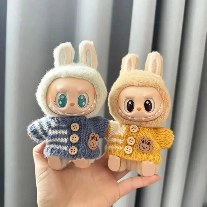 Handmade Labubu Cosy Knitwear Outfits with Accessories - Image 7