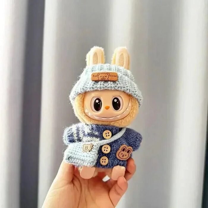 Handmade Labubu Cosy Knitwear Outfits with Accessories - Image 6