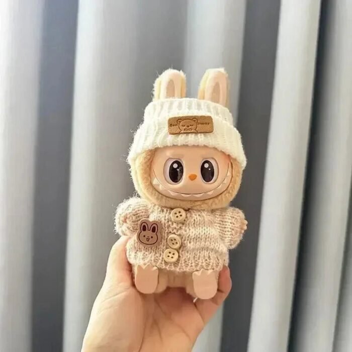 Handmade Labubu Cosy Knitwear Outfits with Accessories - Image 16
