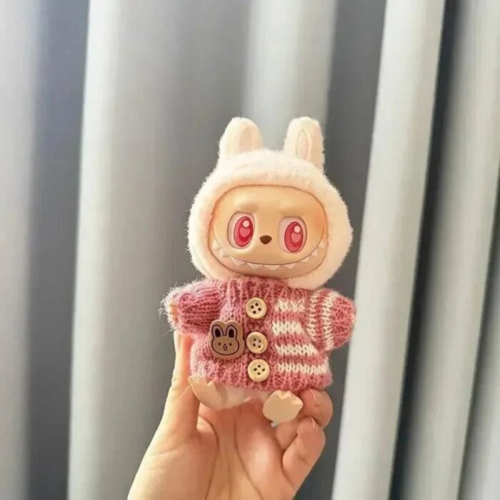 Handmade Labubu Cosy Knitwear Outfits with Accessories - Image 5