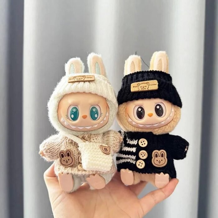 Handmade Labubu Cosy Knitwear Outfits with Accessories - Image 1