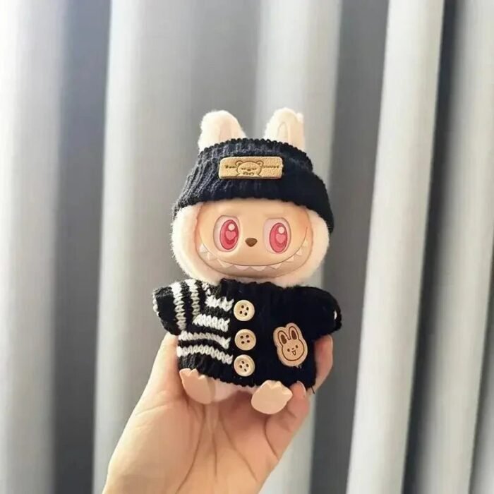 Handmade Labubu Cosy Knitwear Outfits with Accessories - Image 15