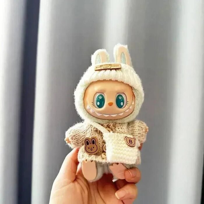 Handmade Labubu Cosy Knitwear Outfits with Accessories - Image 23