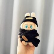 Handmade Labubu Cosy Knitwear Outfits with Accessories - Image 19