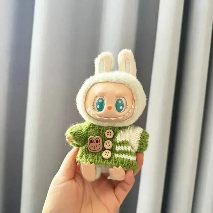 Handmade Labubu Cosy Knitwear Outfits with Accessories - Image 11