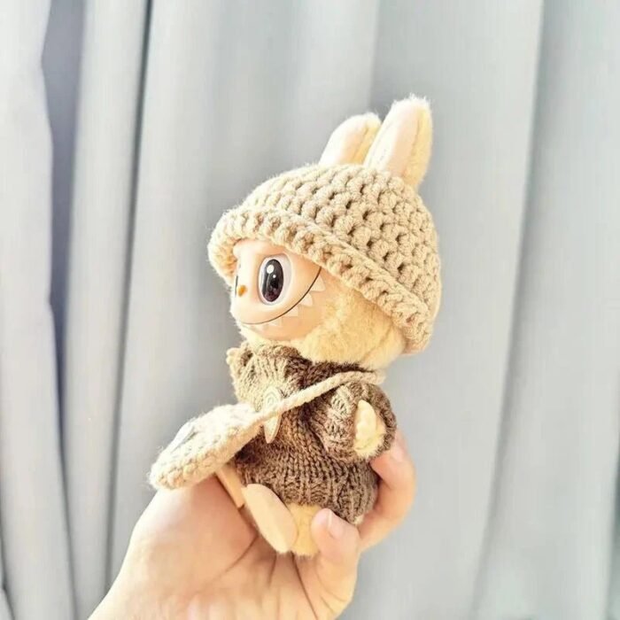 Handmade Labubu Crochet Animal Outfits - Image 7