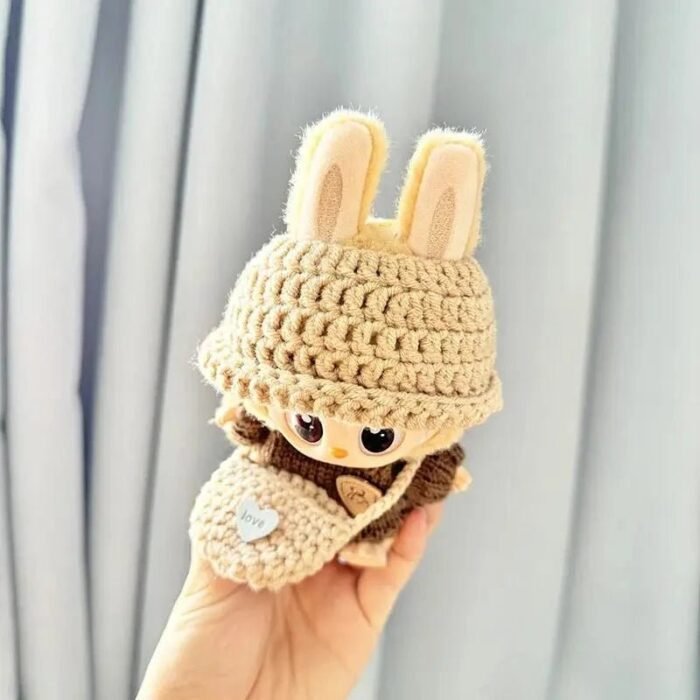 Handmade Labubu Crochet Animal Outfits - Image 10